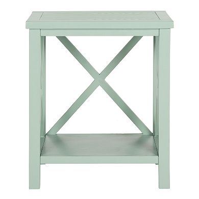 Safavieh Candence Cross Back End Table