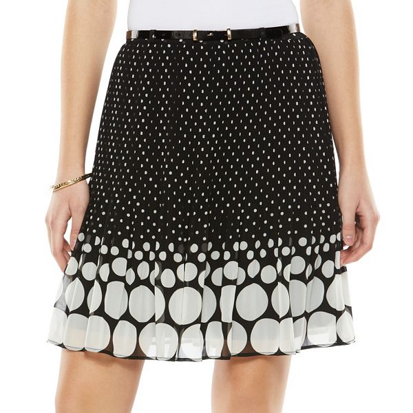 ELLE™ Pleated Chiffon Skirt Women's