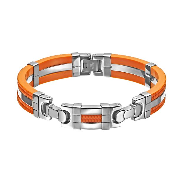 Mens on sale orange bracelet