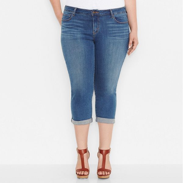 Introducir 48+ imagen levi's white capri jeans - Thptnganamst.edu.vn
