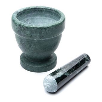 Fox Run Green Marble Mortar & Pestle