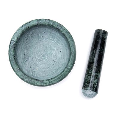 Fox Run Green Marble Mortar and Pestle