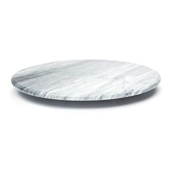 Fox Run White Marble 12 in Lazy Susan