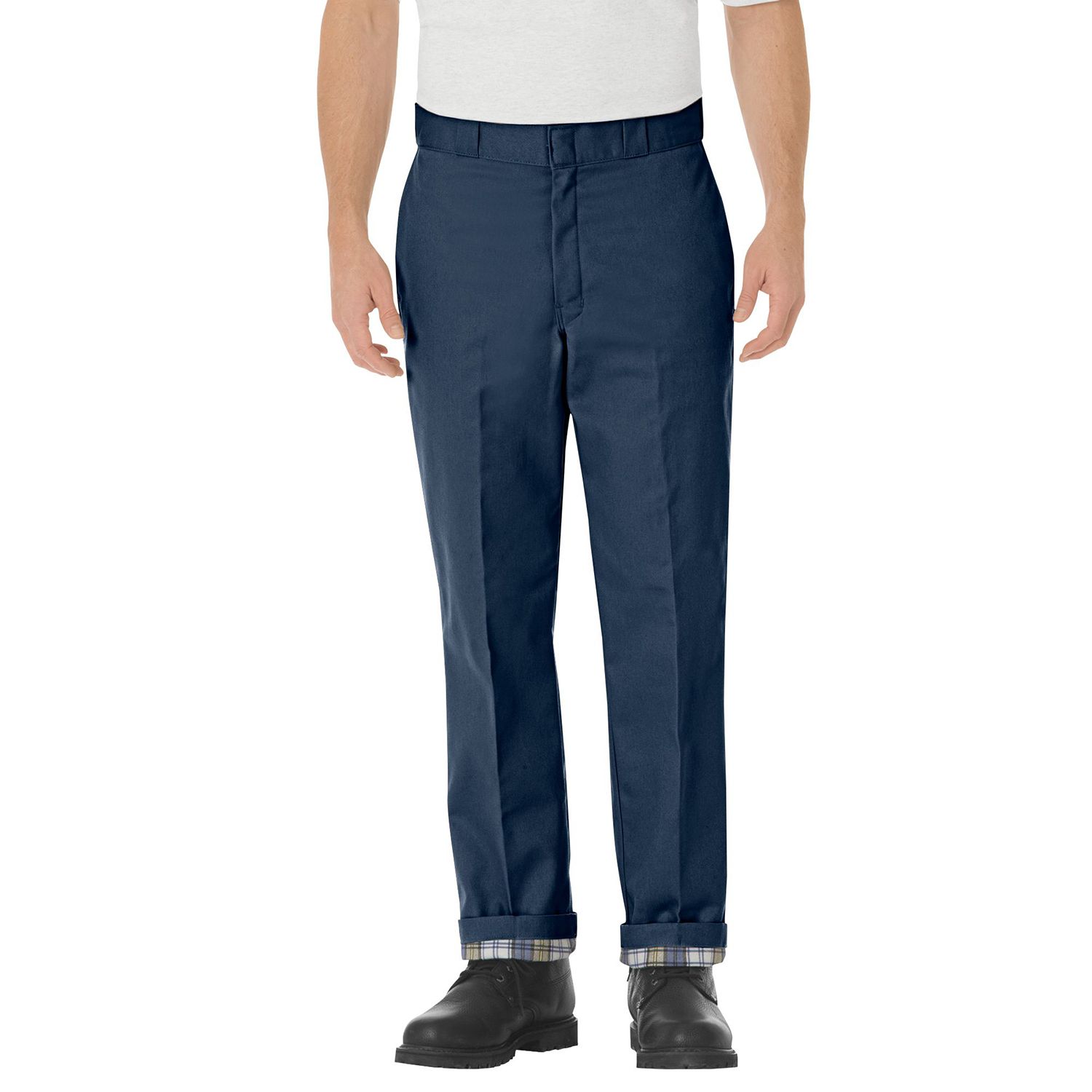 dickies relaxed fit flannel lined work pants