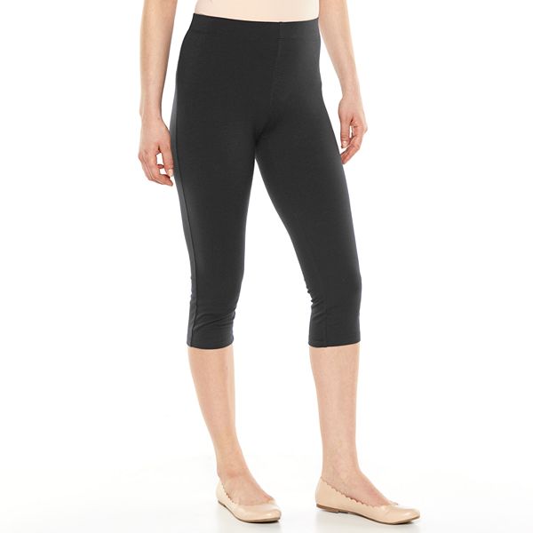 Sonoma Goods For Life® Solid Crop Leggings Women's