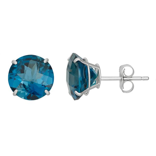 Kohls blue deals topaz earrings