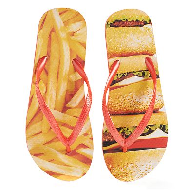 SO® Women's Photoreal Flip-Flops