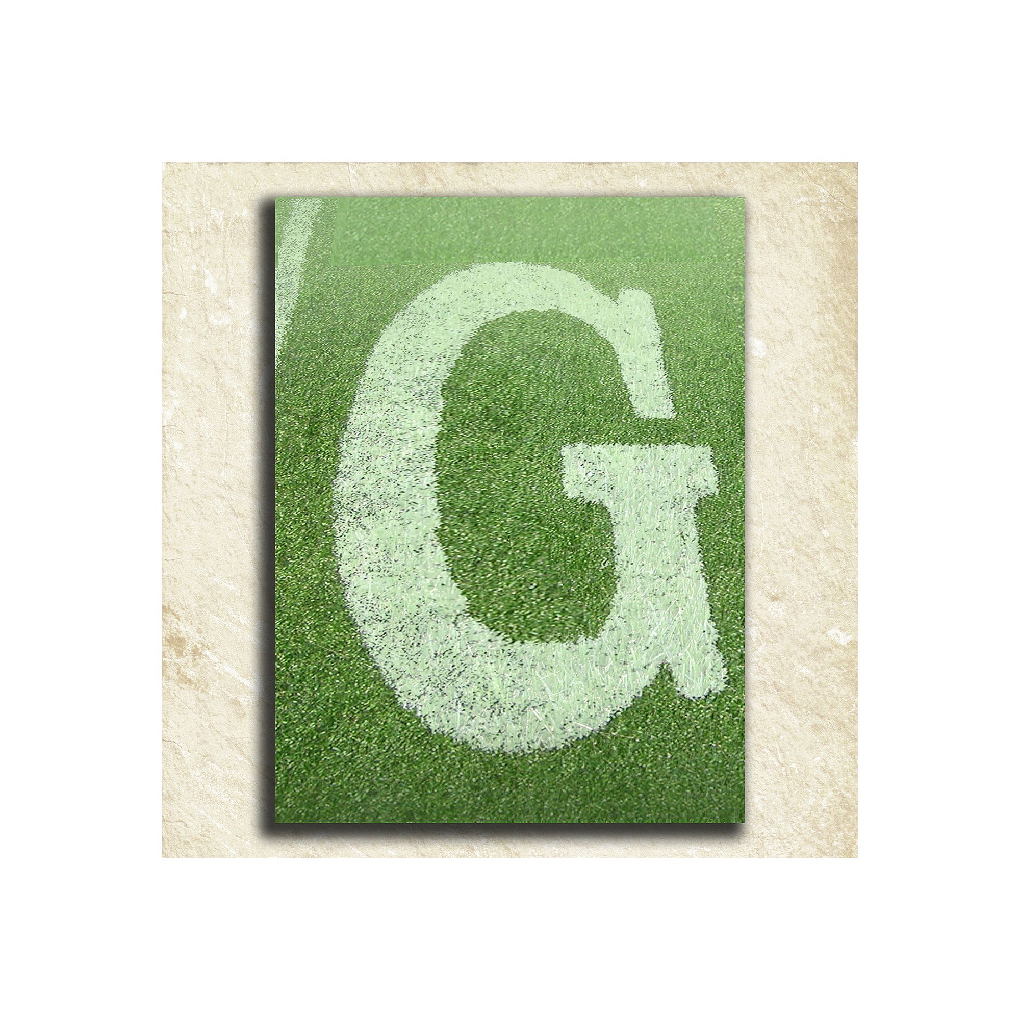 Football Alphabet Wall Art, G