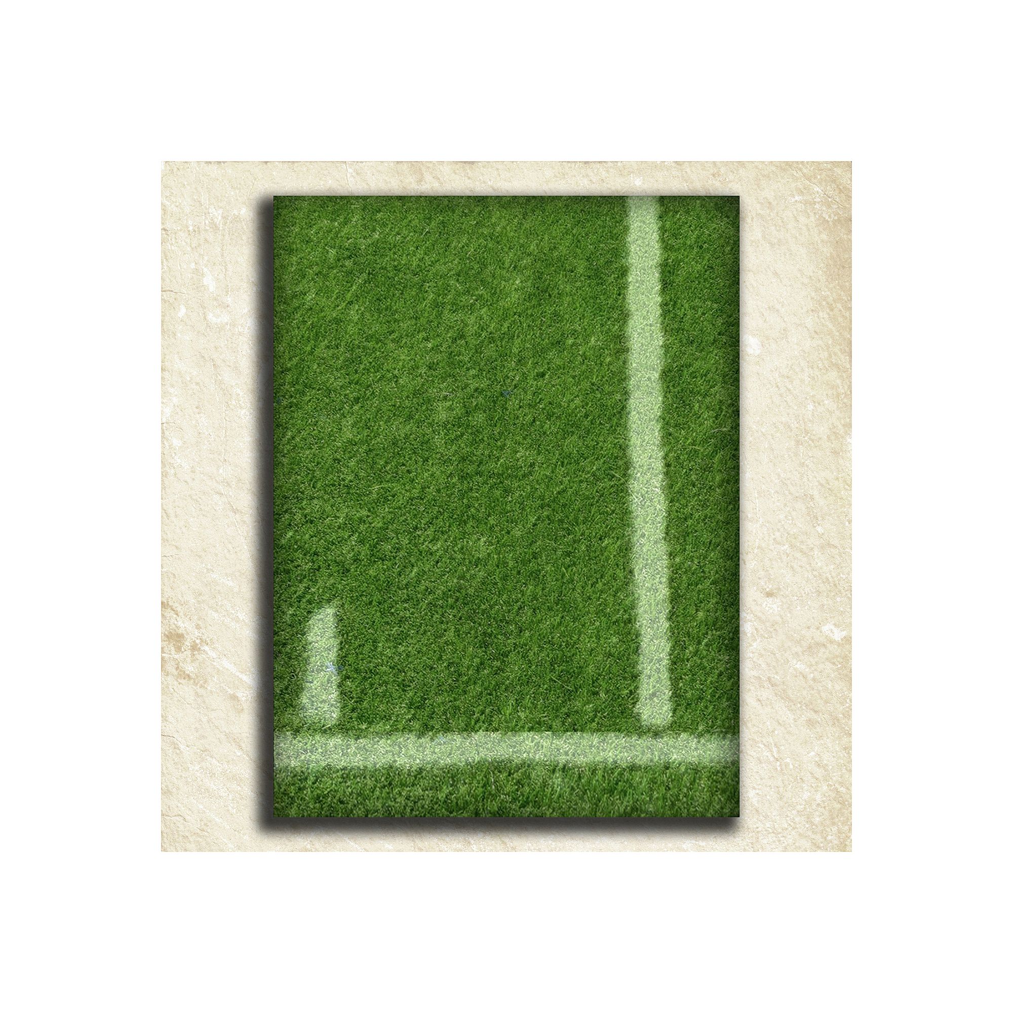 Football Alphabet Wall Art, J