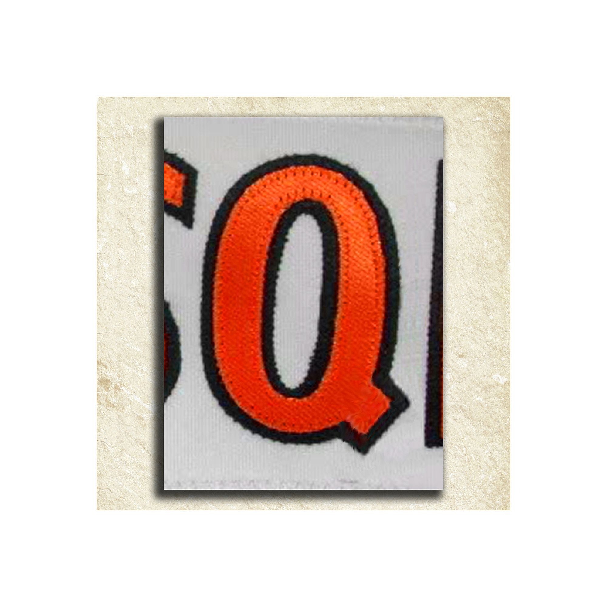 Football Alphabet Wall Art, Q