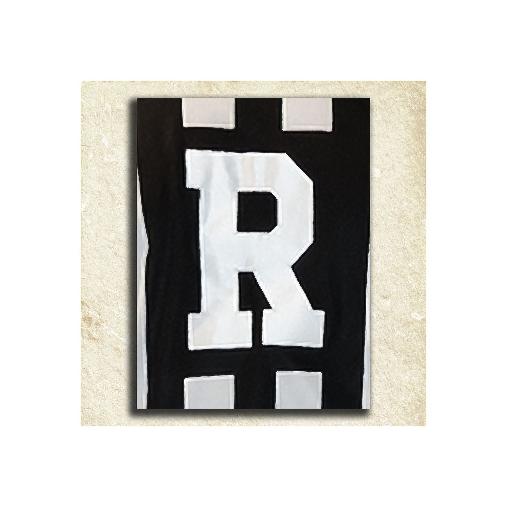Football Alphabet Wall Art