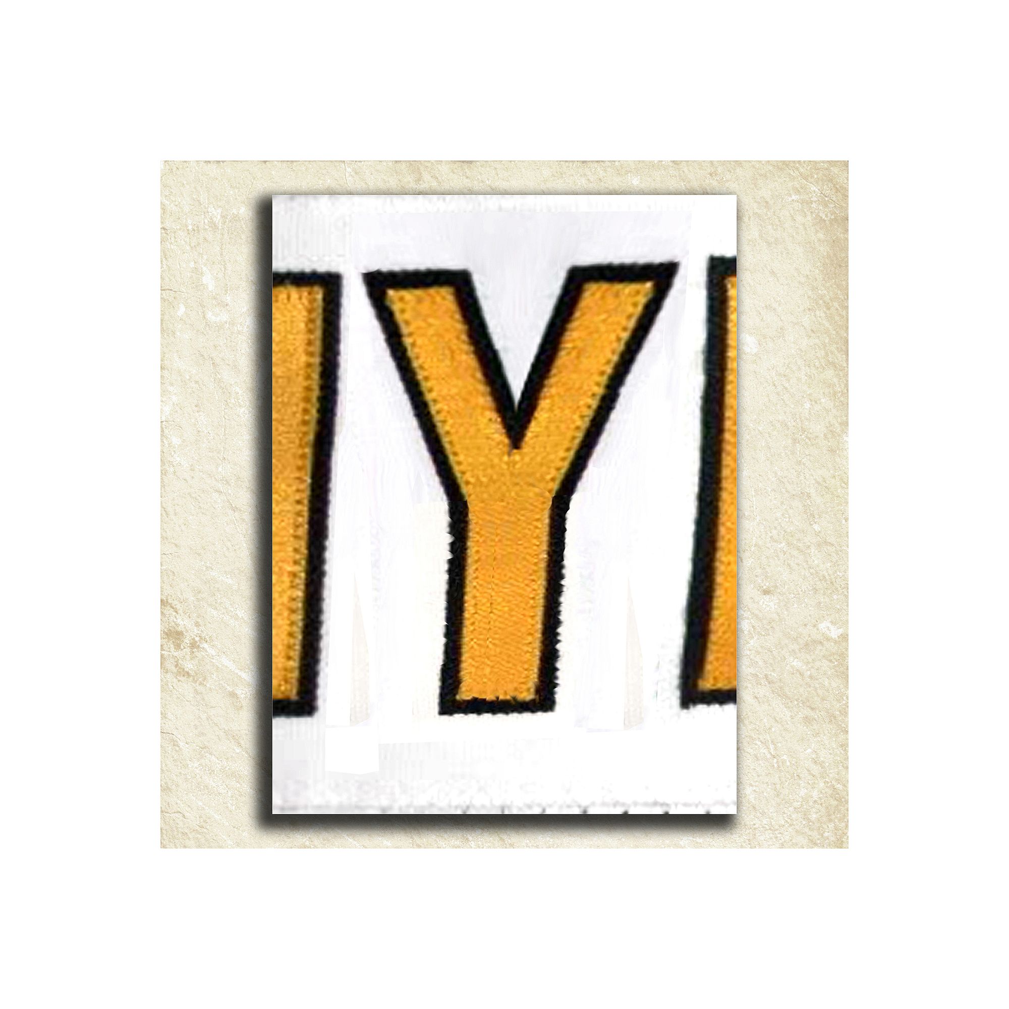 Football Alphabet Wall Art, Y