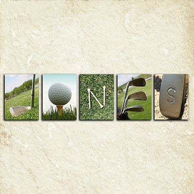 ''Golf'' Alphabet Wall Art