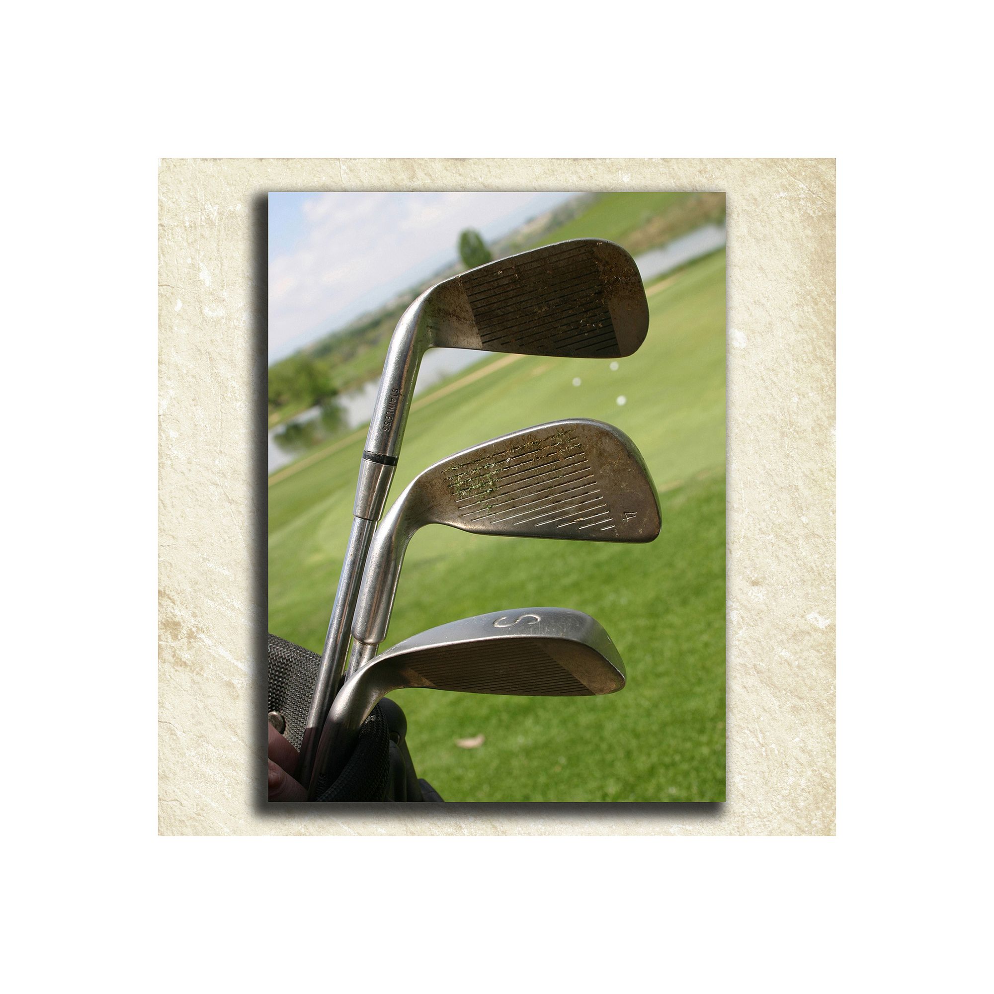 Golf Alphabet Wall Art