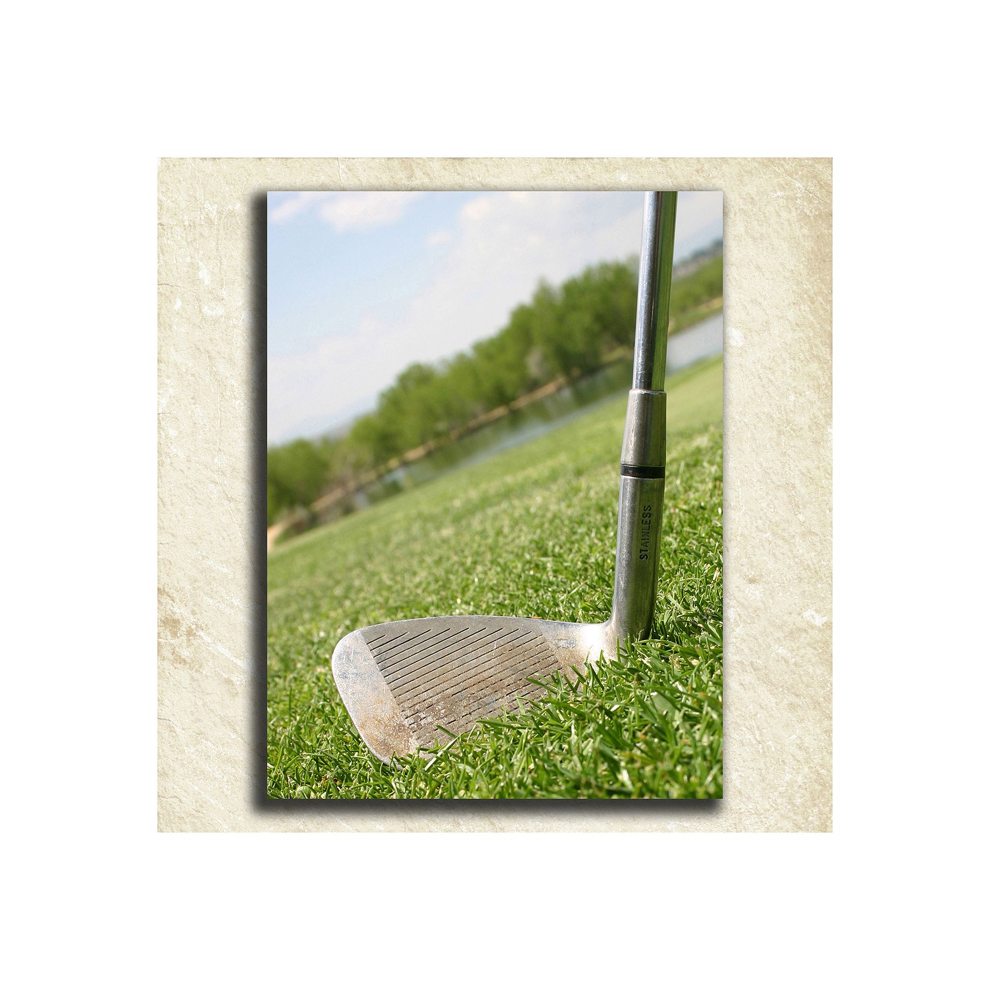 Golf Alphabet Wall Art, J
