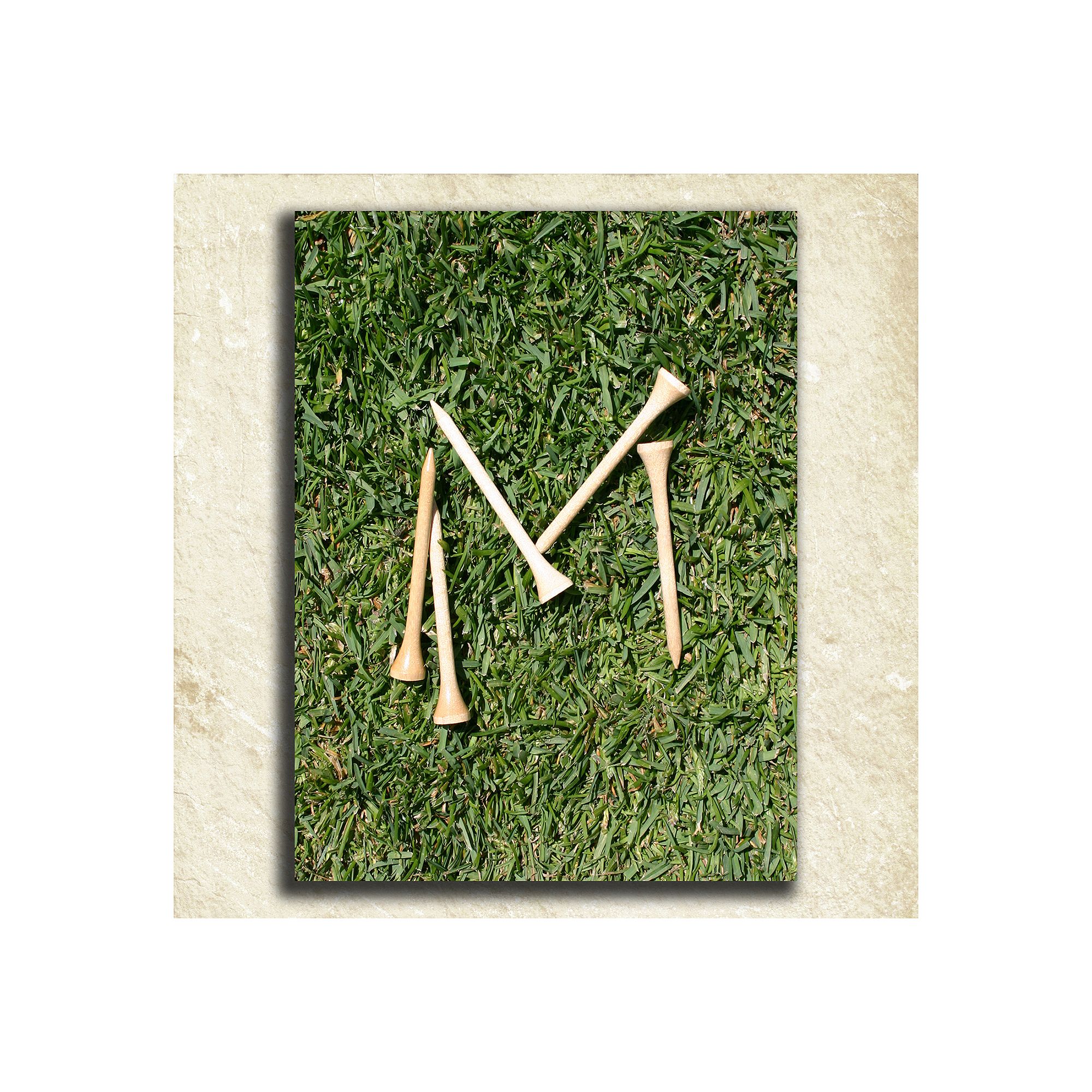 Golf Alphabet Wall Art, M