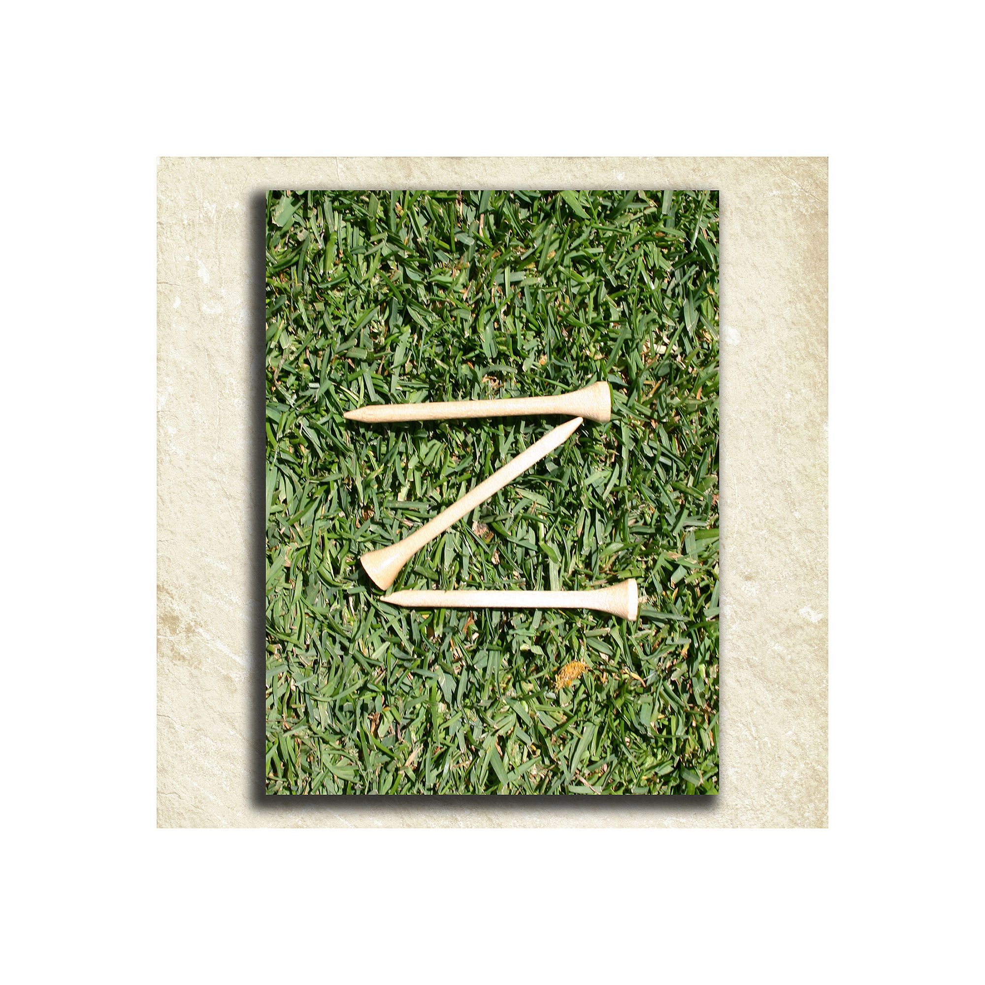 Golf Alphabet Wall Art, Z