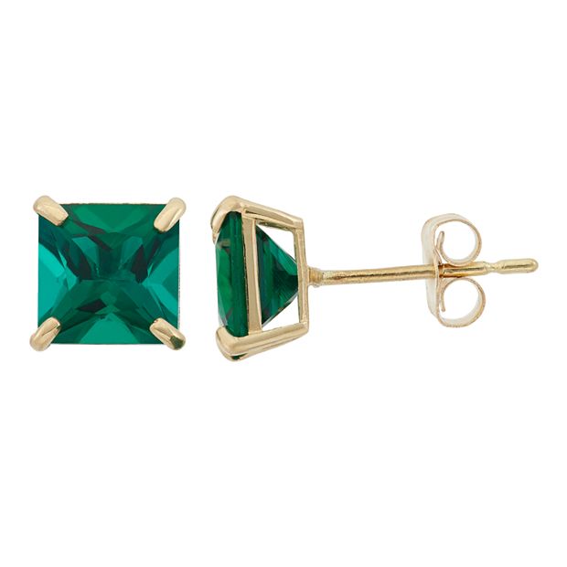 Kohls emerald outlet earrings