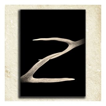 ''Antler'' Alphabet Wall Art