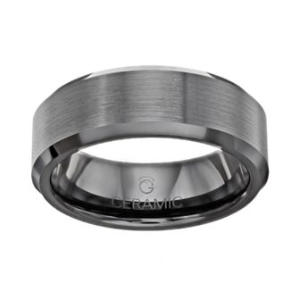 Black Ceramic Band - Men