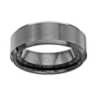 Gold LLC Black Ceramic Band - Men