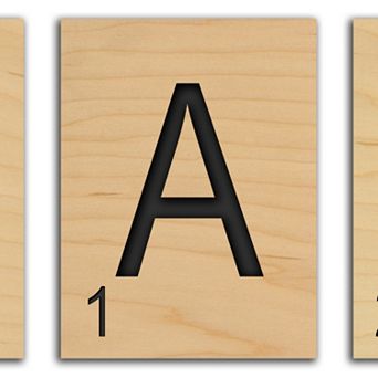 ''Game Tile'' Alphabet Wall Art