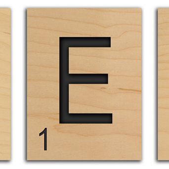 ''Game Tile'' Alphabet Wall Art