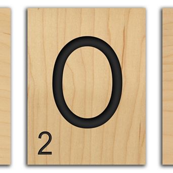 ''Game Tile'' Alphabet Wall Art