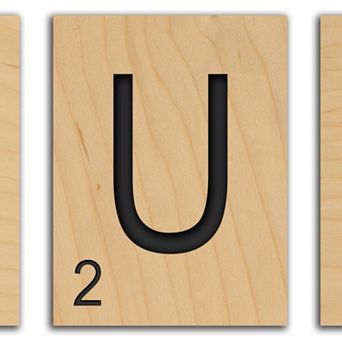 ''Game Tile'' Alphabet Wall Art
