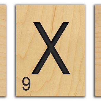 ''Game Tile'' Alphabet Wall Art