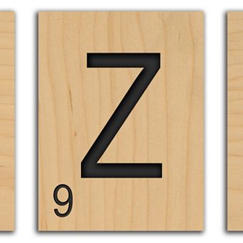 ''Game Tile'' Alphabet Wall Art