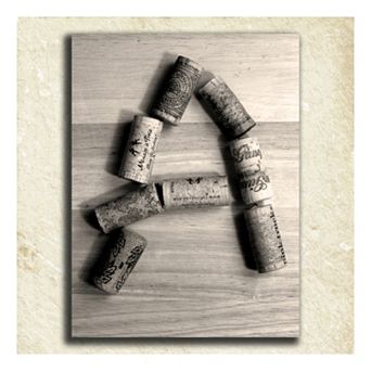 ''Wine'' Alphabet Wall Art