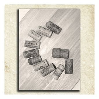 ''Wine'' Alphabet Wall Art