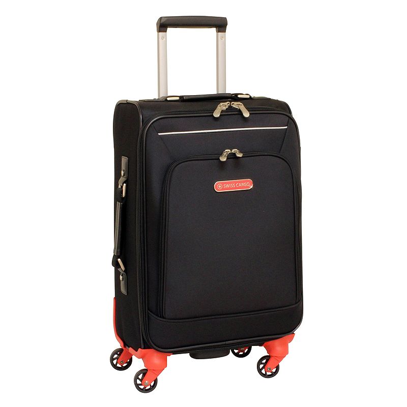 UPC 040413019244 product image for Swiss Cargo Petra 20-in. Spinner Carry-on, Black, 20 Carryon | upcitemdb.com