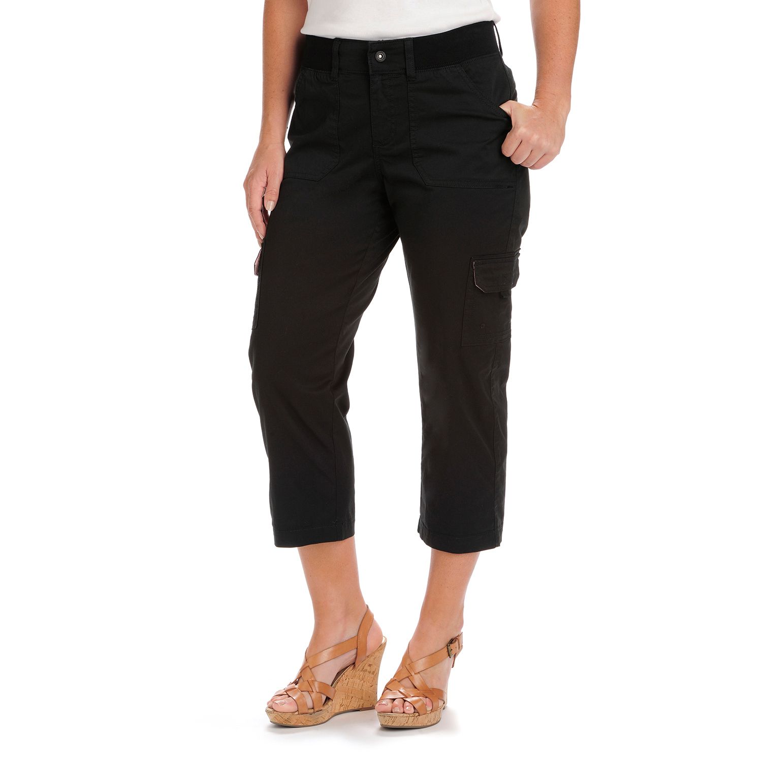 lee relaxed fit capris kohls