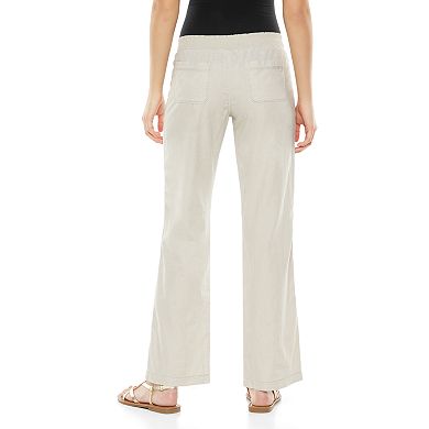 Juniors' SO® Linen-Blend Beach Pants