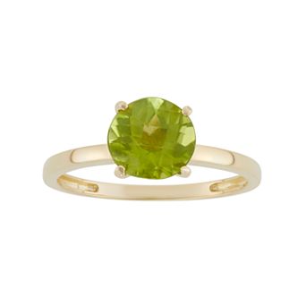 Designs by Gioelli Peridot 10k Gold Ring
