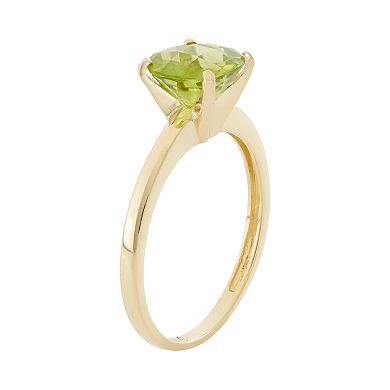 Designs by Gioelli Peridot 10k Gold Ring