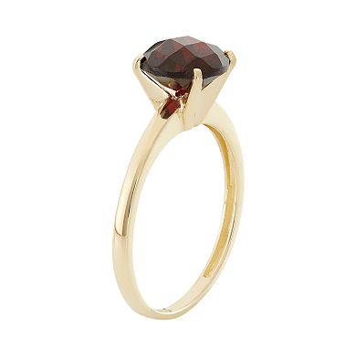 Garnet 10k Gold Ring