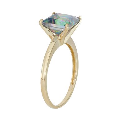 Mystic Topaz 10k Gold Ring