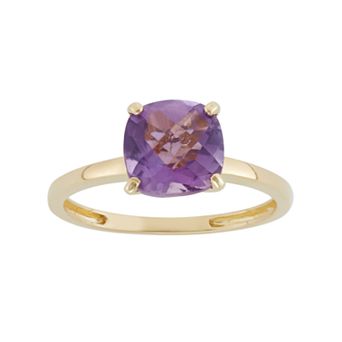 Designs by Gioelli Amethyst 10k Gold Ring