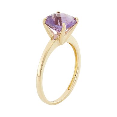 Amethyst 10k Gold Ring