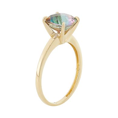 Mystic Topaz 10k Gold Ring