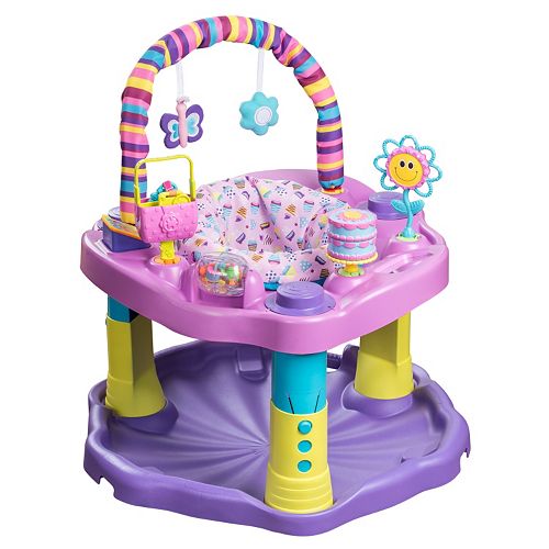 evenflo exersaucer purple