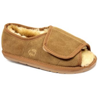 Mykos Men's Suede Wrap Slippers
