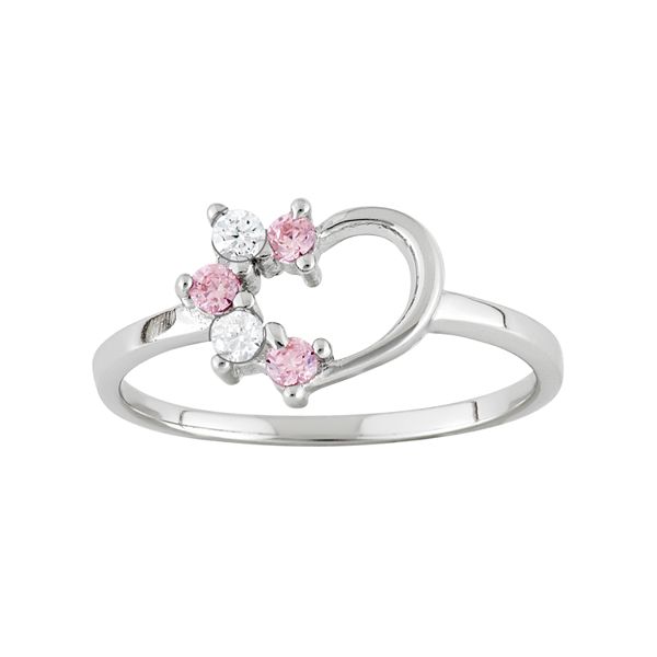 Kids hot sale heart ring