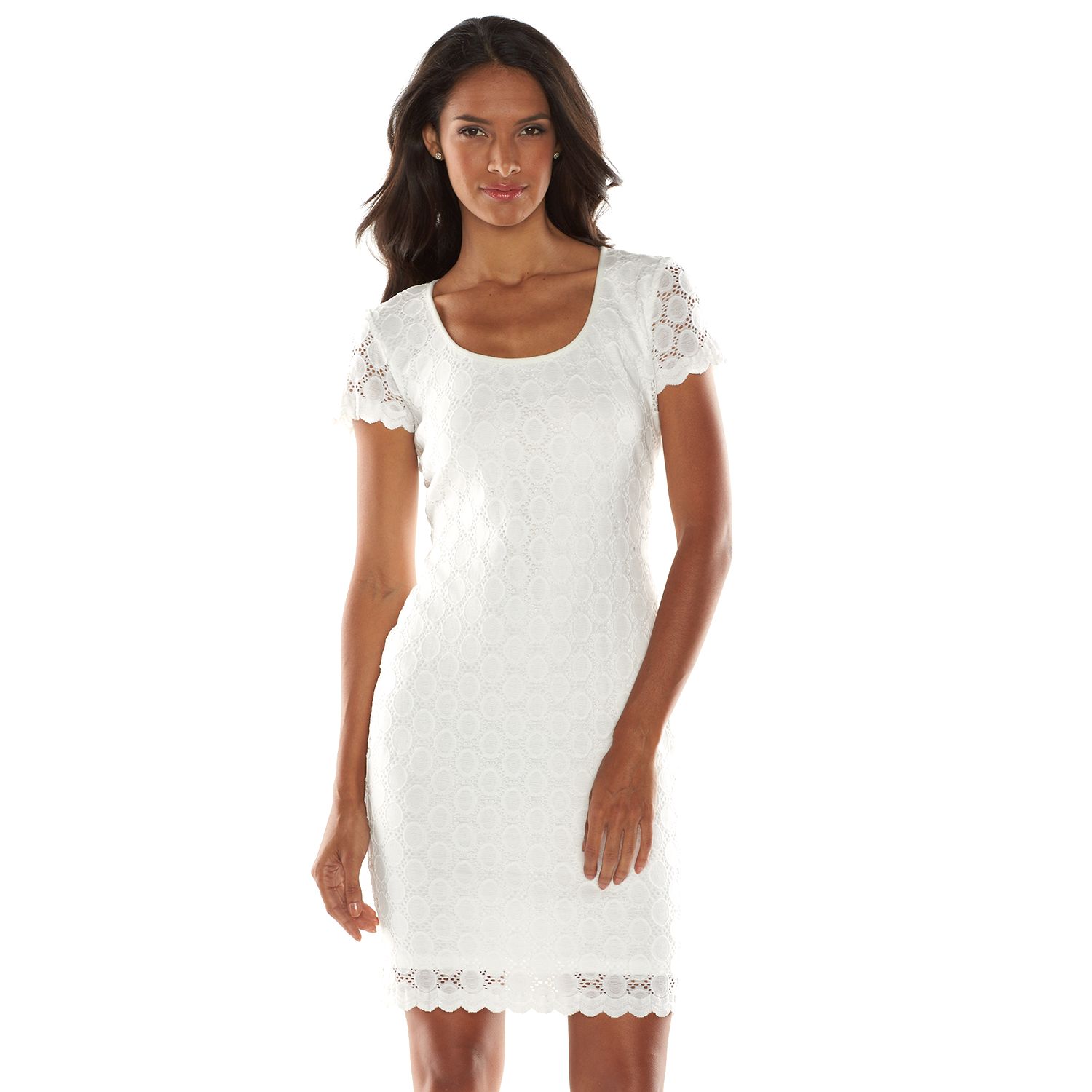 RONNI NICOLE LACE SHEATH DRESS - WOMEN'S