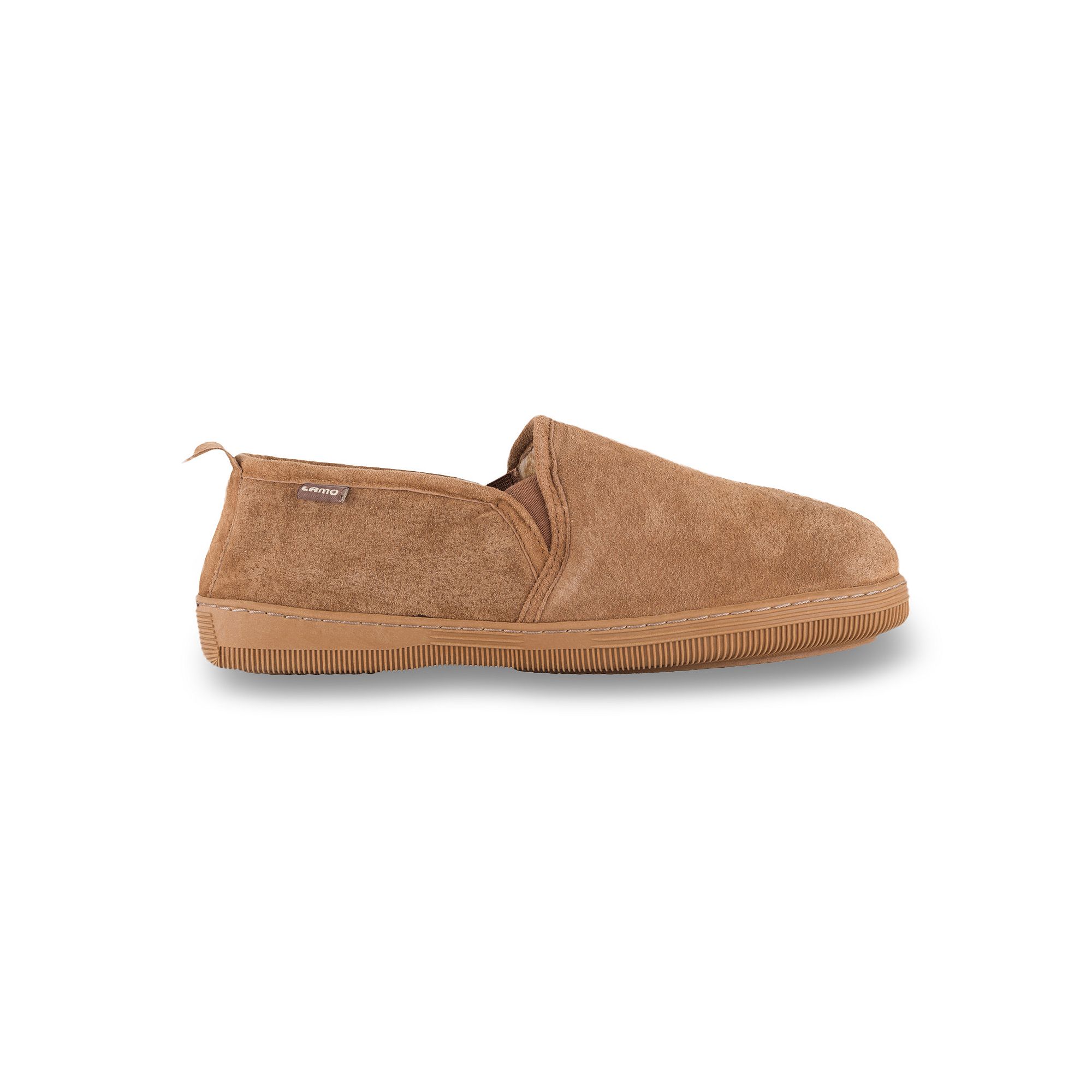 Mykos Romeo Mens Suede Slippers, Size: 8 Medium, Brown