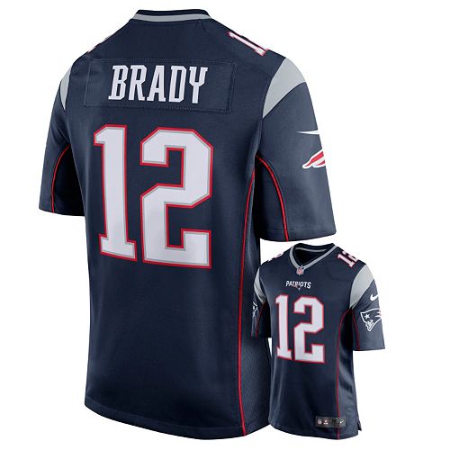 Men's Nike New England Patriots Tom Brady Game NFL Replica Jersey