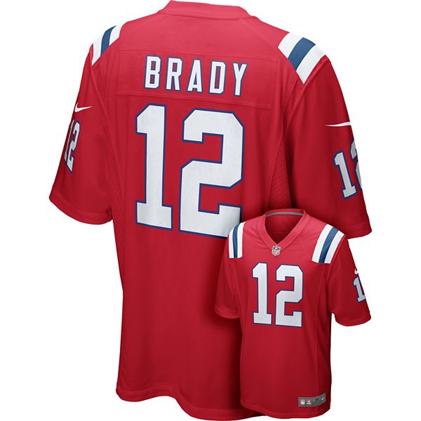 Men's Nike New England Patriots Tom Brady Game NFL Replica Jersey
